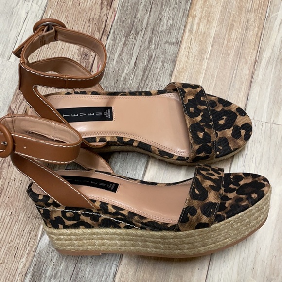 Steven By Steve Madden Shoes - Steven by Steve Madden Kippie cheetah print wedges